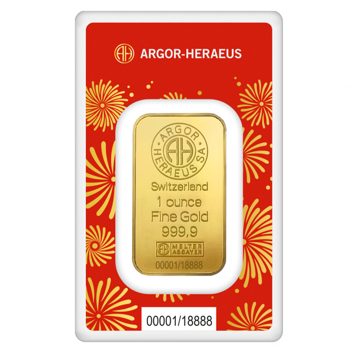 1 oz Gold Bar - Year of the Snake 2025