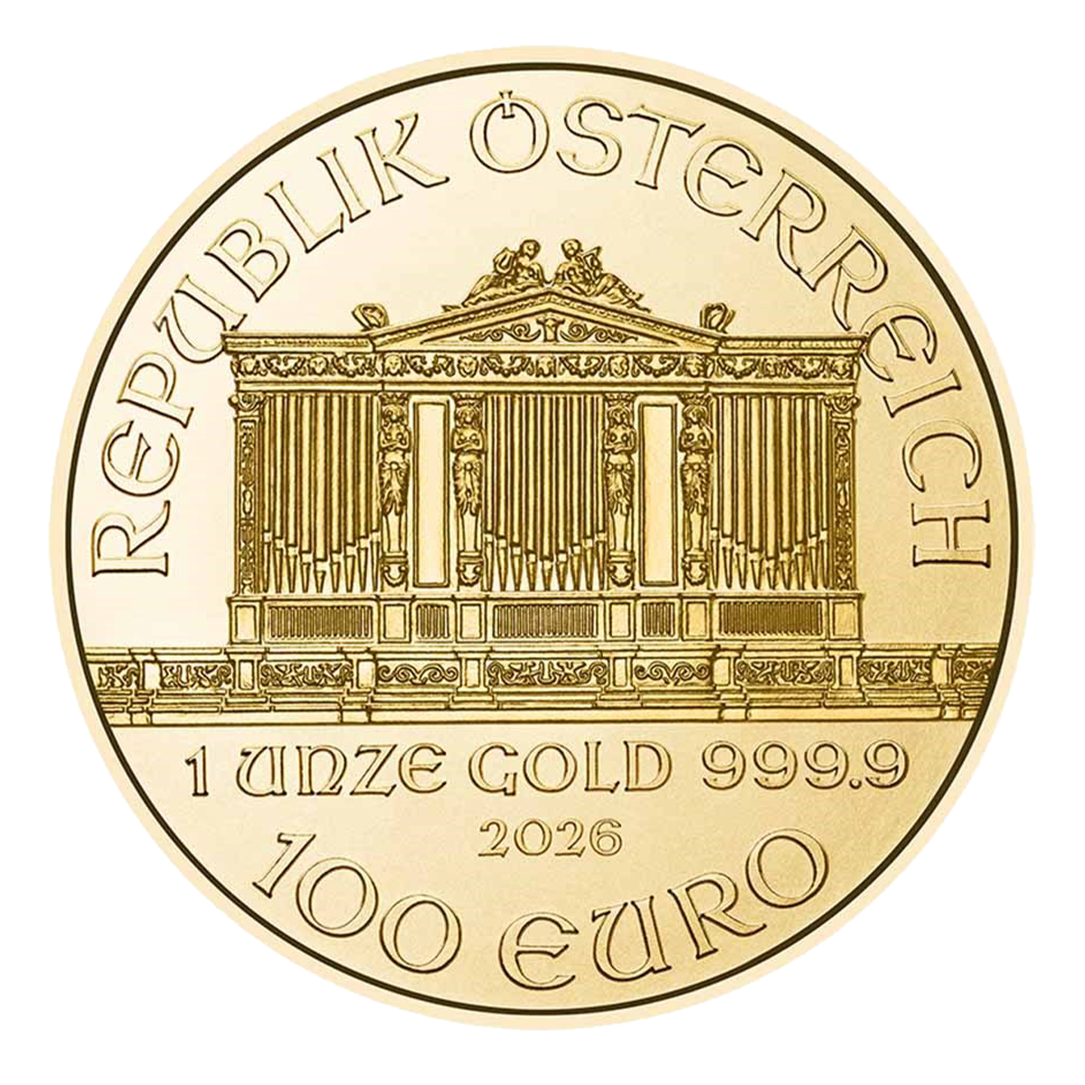 1 oz Gold Coin - Austrian Philharmonic 2026