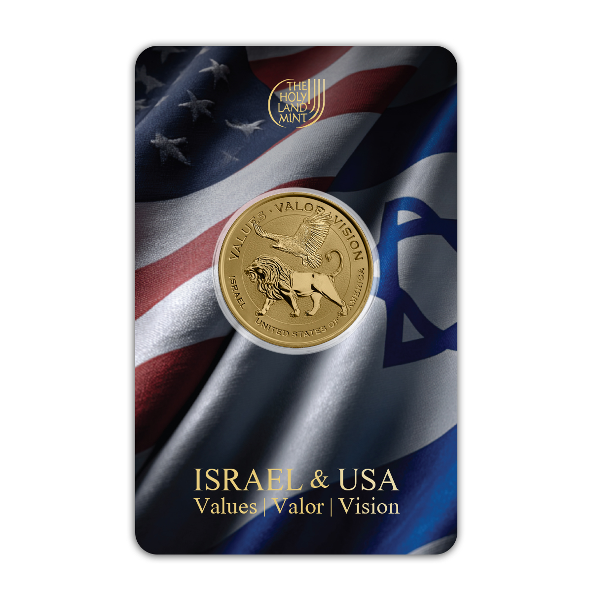1/4 oz Gold Bullion - ISRAEL - USA