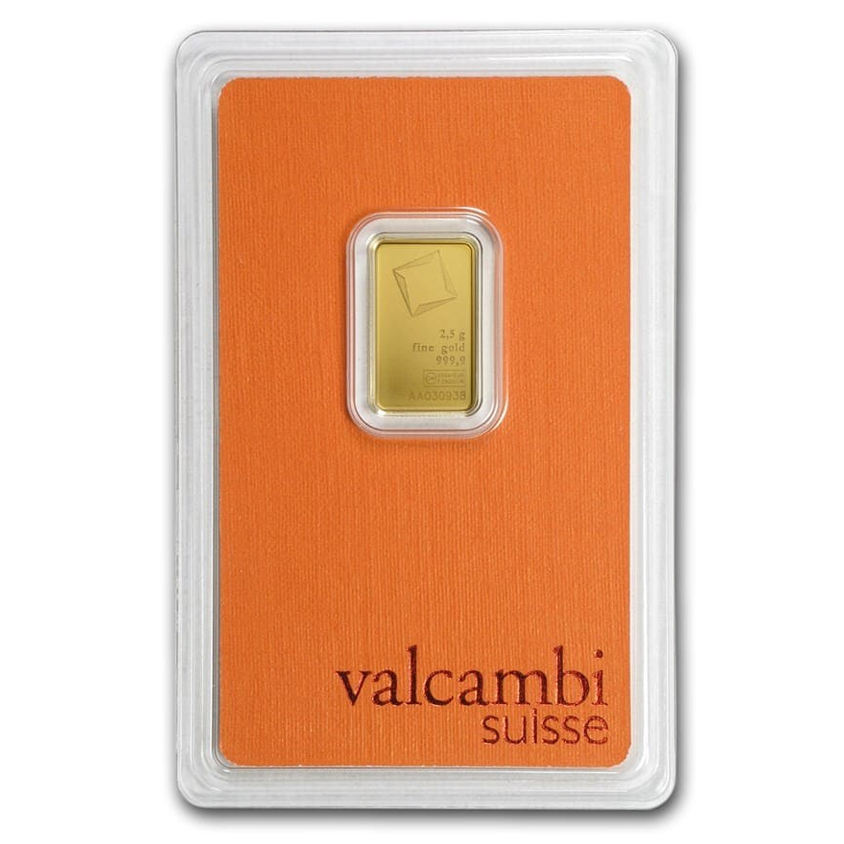 2.5 Grams Gold Bar - VALCAMBI