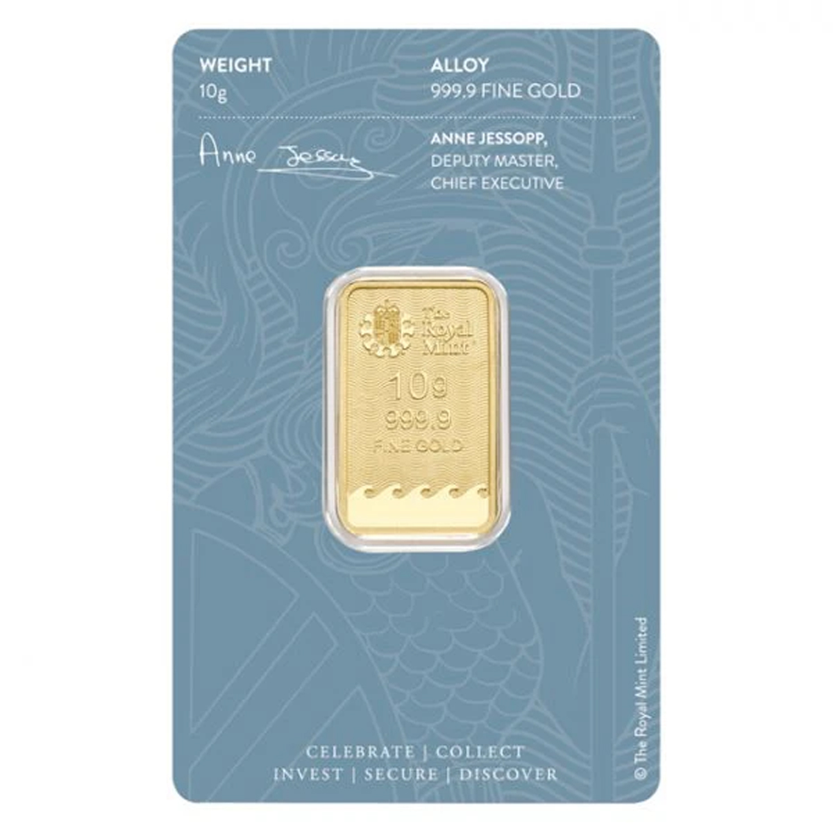 10 grams Gold Bar - Britannia