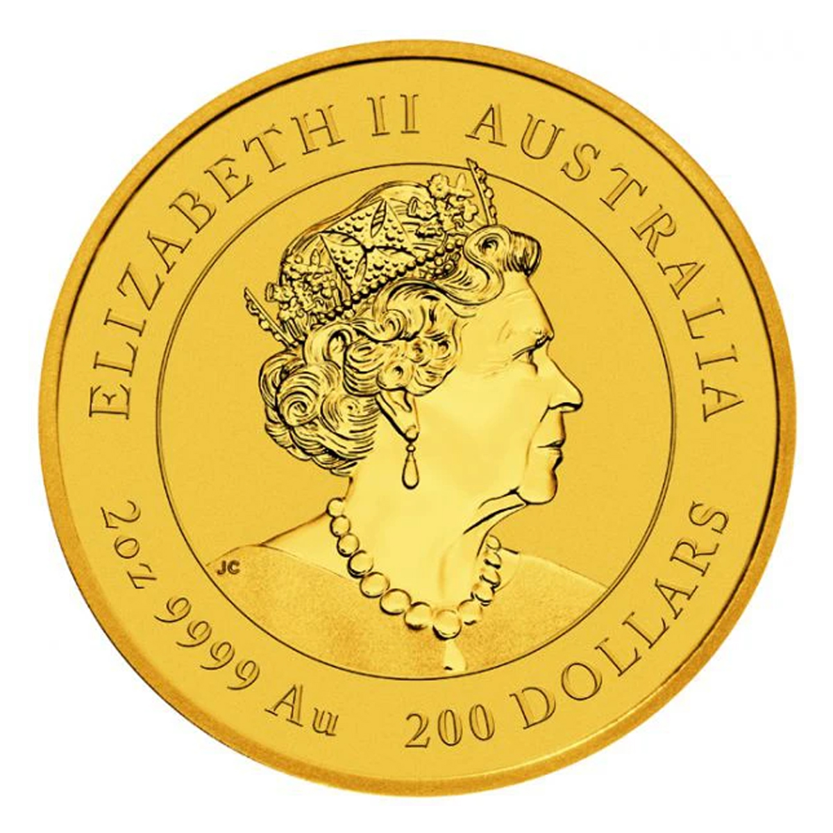 2 oz Gold Coin - Year of the Rabbit 2023