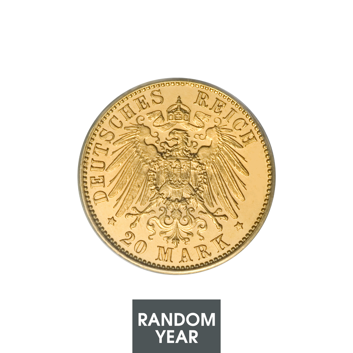 Gold coin - German Empire 20 Mark Wilhelm II