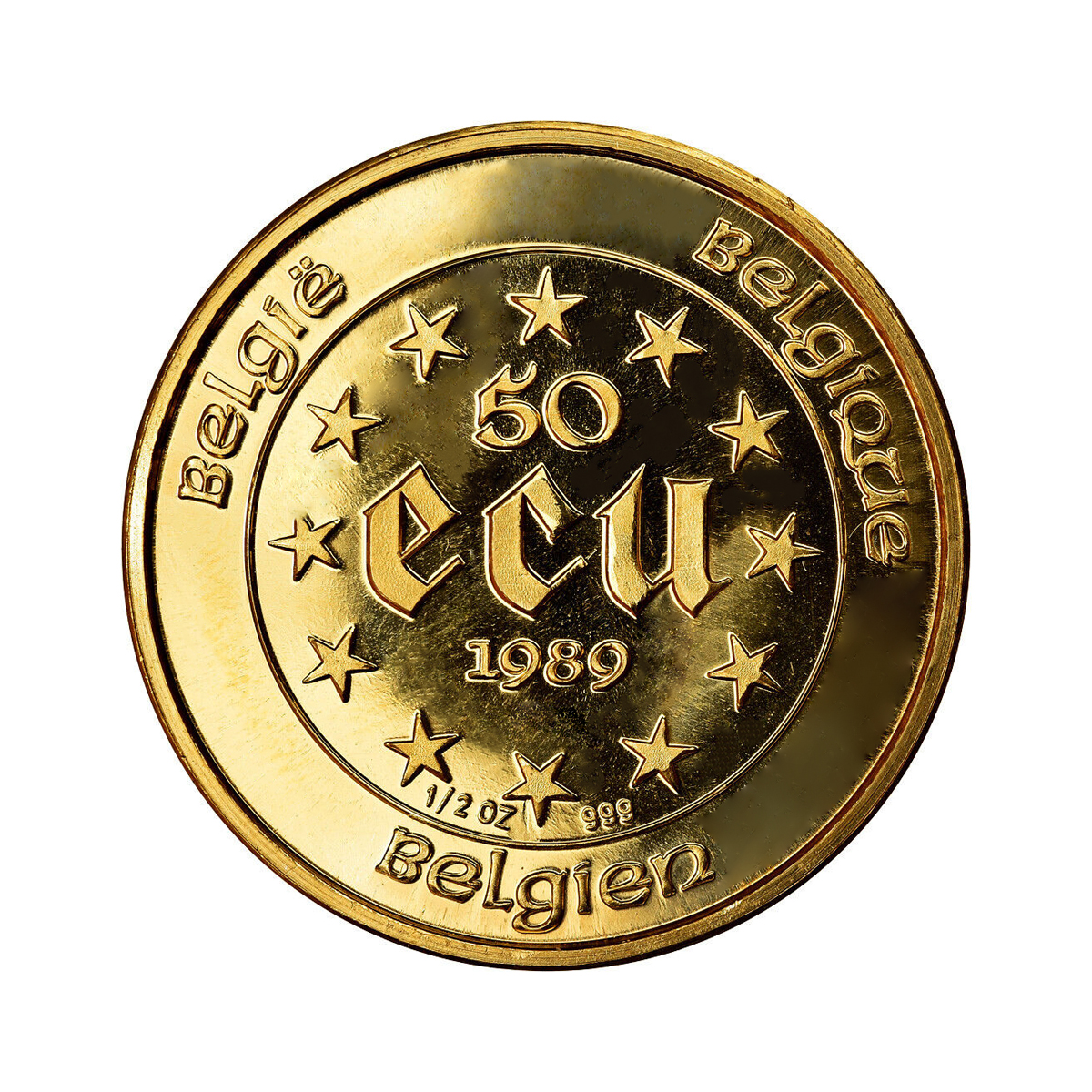 1/2 oz Gold Coin - Belgium