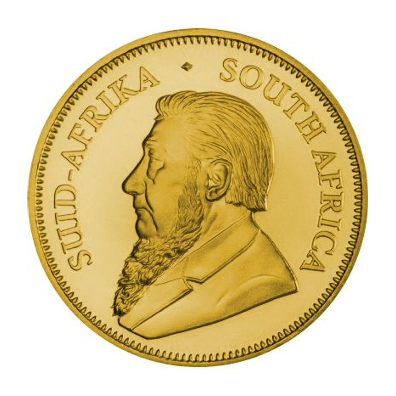 Südafrikanische Krügerrand-Goldmünze