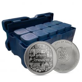 250X1オンス.「エルサレム」 純銀製ラウンド