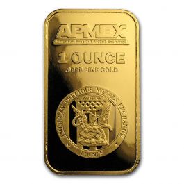 1 oz Gold Bar - Apmex