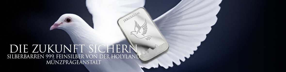 Silberbarren der Holyland-Münzprägeanstalt
