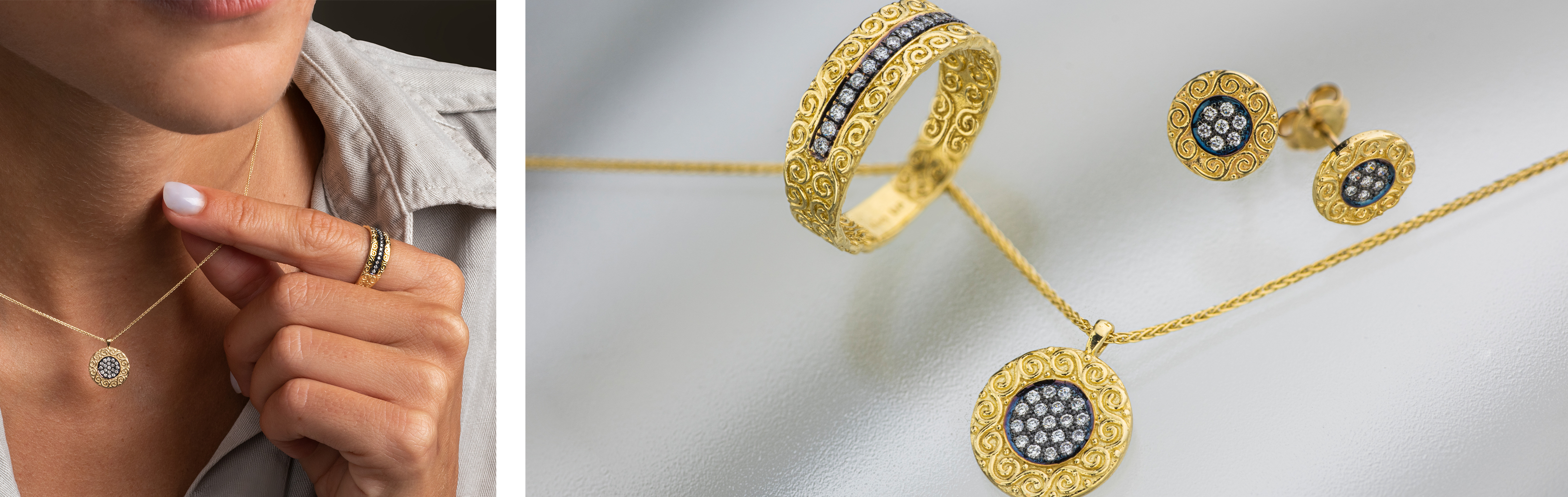 Andalucía Collection | 14K Gold and Diamond Jewelry