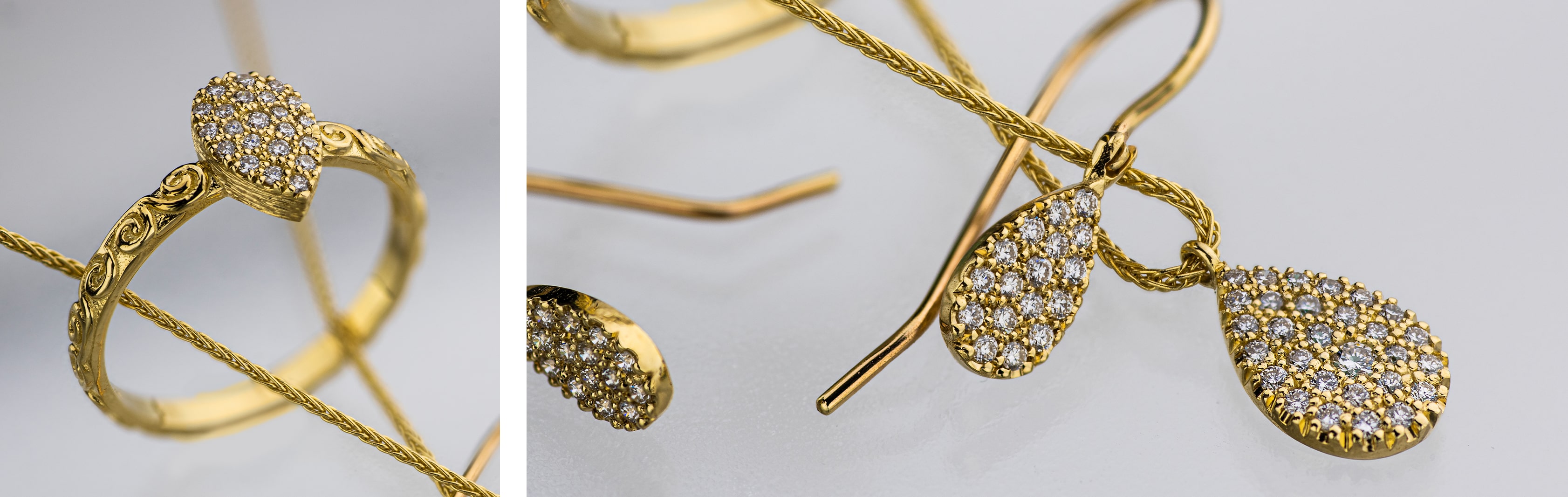 A Drop of Luck Collection | 14K Gold and Diamond Jewelry