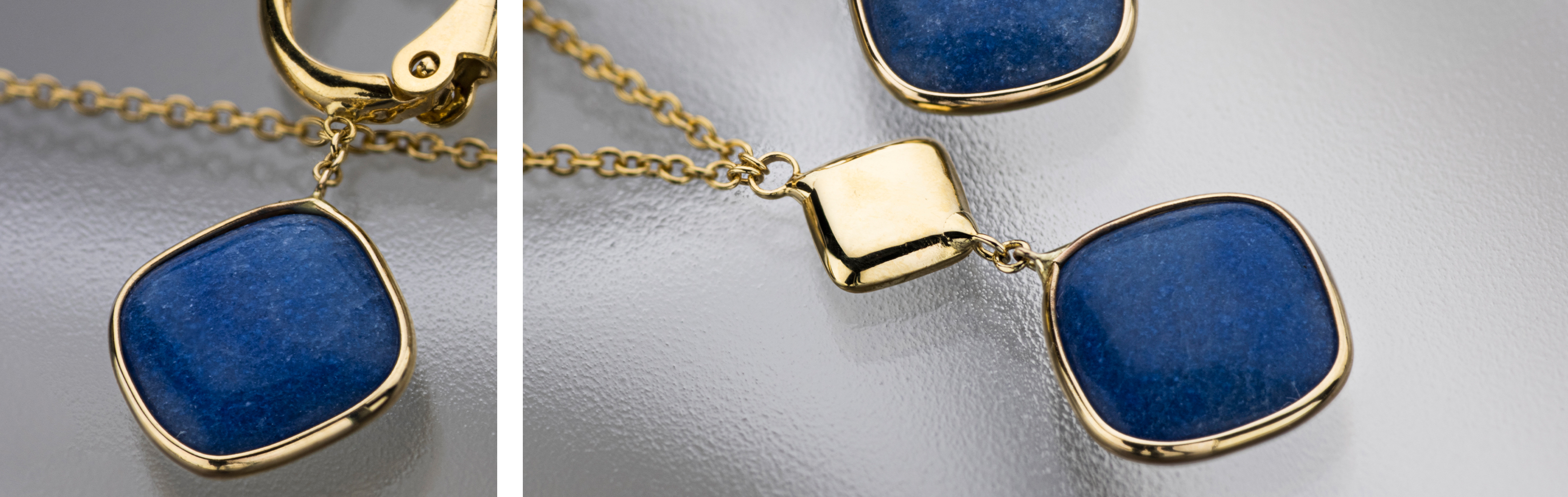Selene Collection | 14K Gold and Chalcedony Jewelry