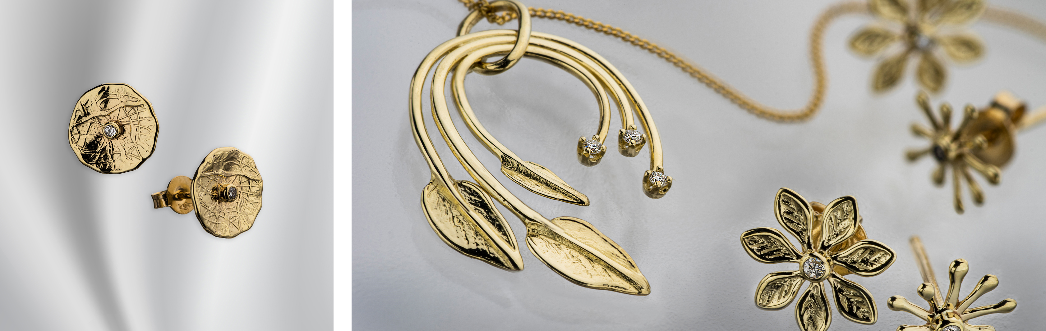 Sunrise Collection | 14K Gold and Diamond Jewelry